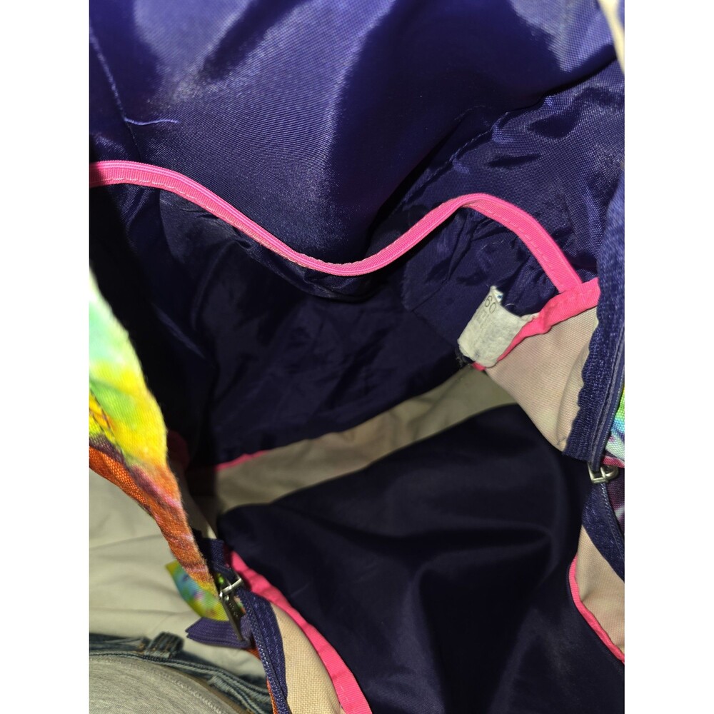 Jansport trans brand tie dye full size rainbow backpack bookbag bag tote purse! - Picture 6 of 8
